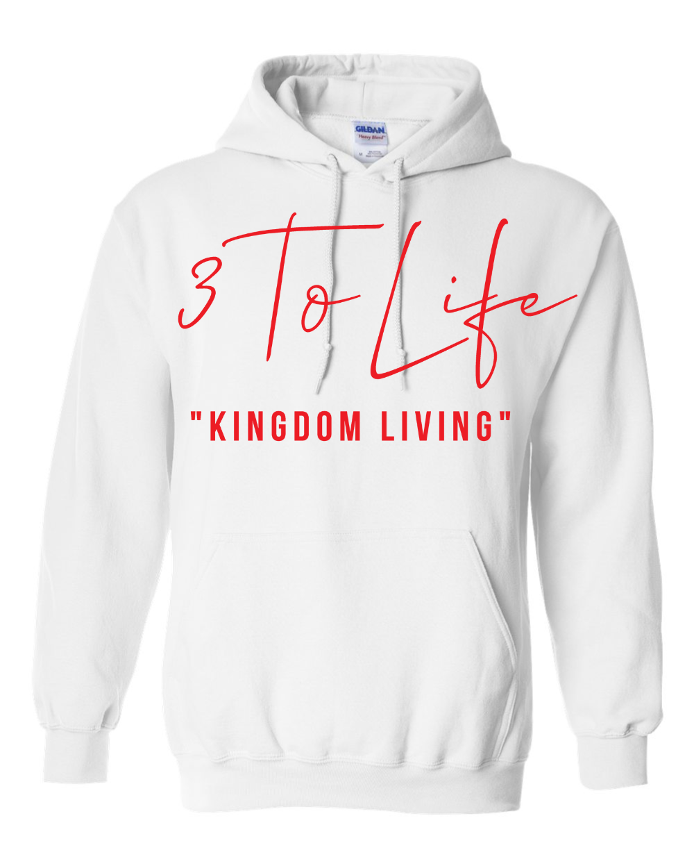 "Kingdom Living White & Red"